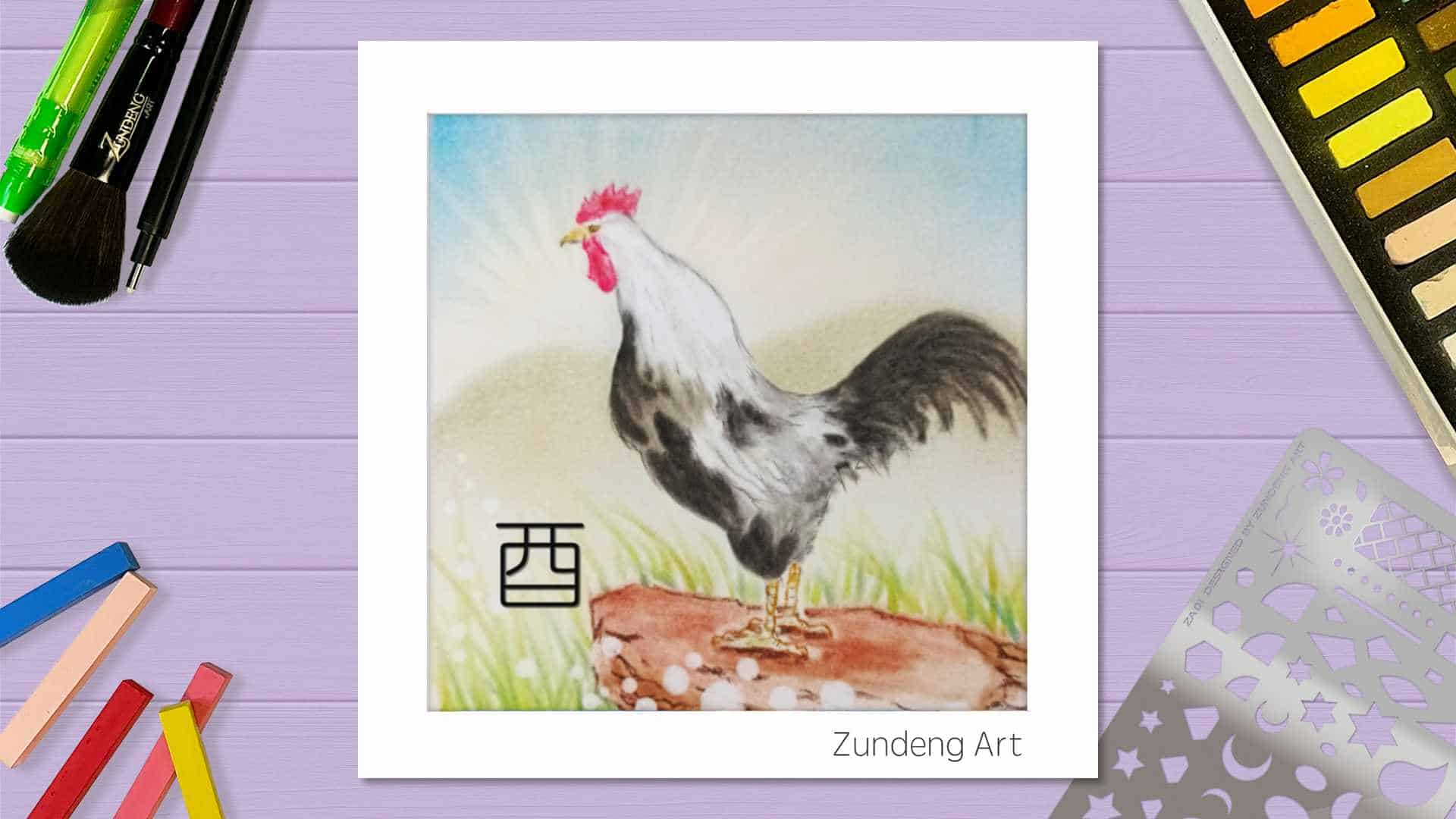 105 The You (Rooster) – Pastel Nagomi Art