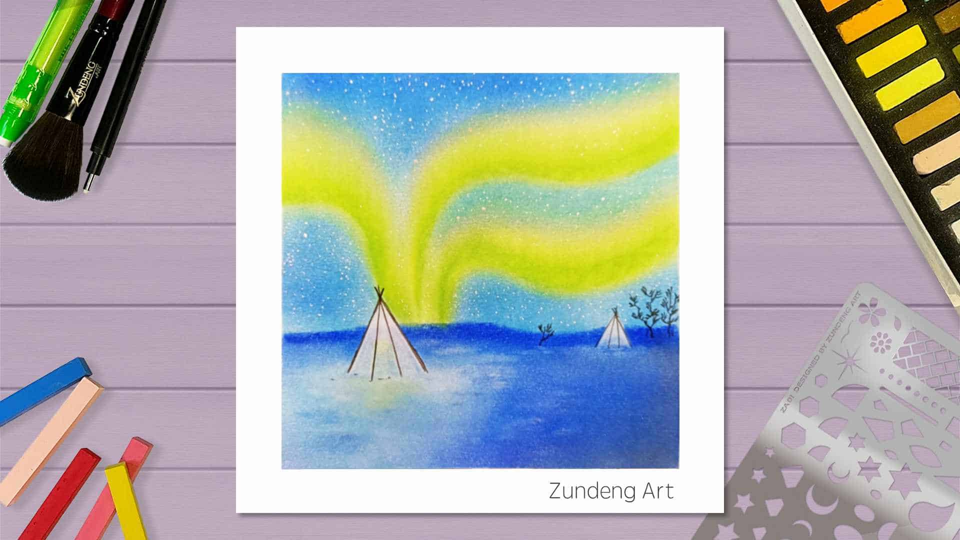 11 Camp for Aurora – Pastel Nagomi Art