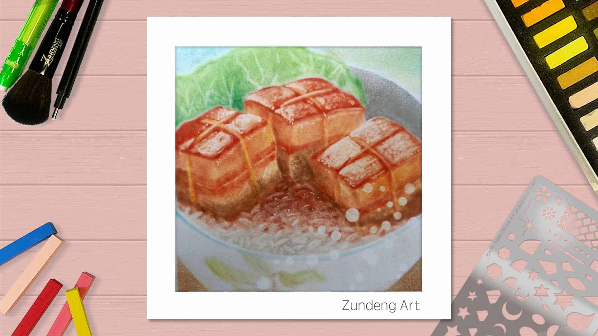 112 Dong Po Meat – Pastel Nagomi Art
