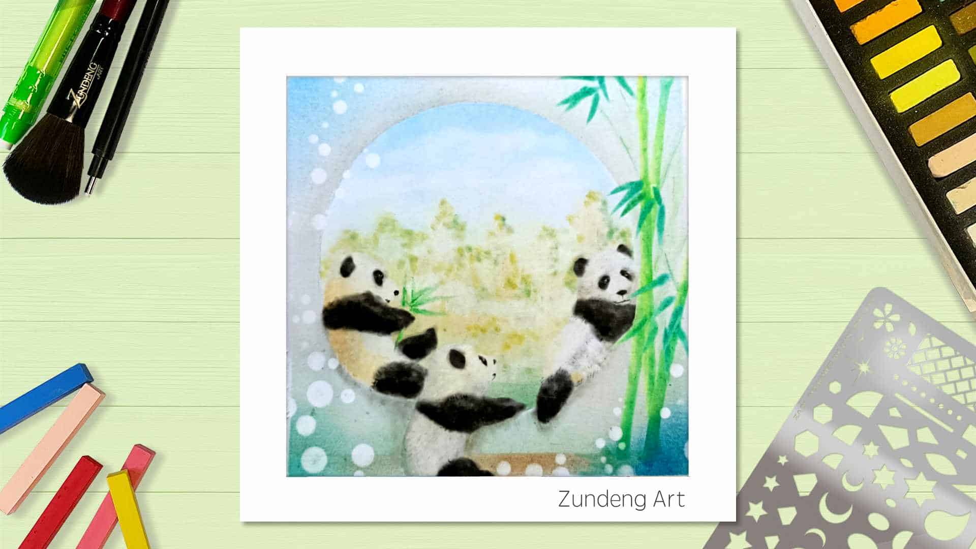 116 The Panda – Pastel Nagomi Art