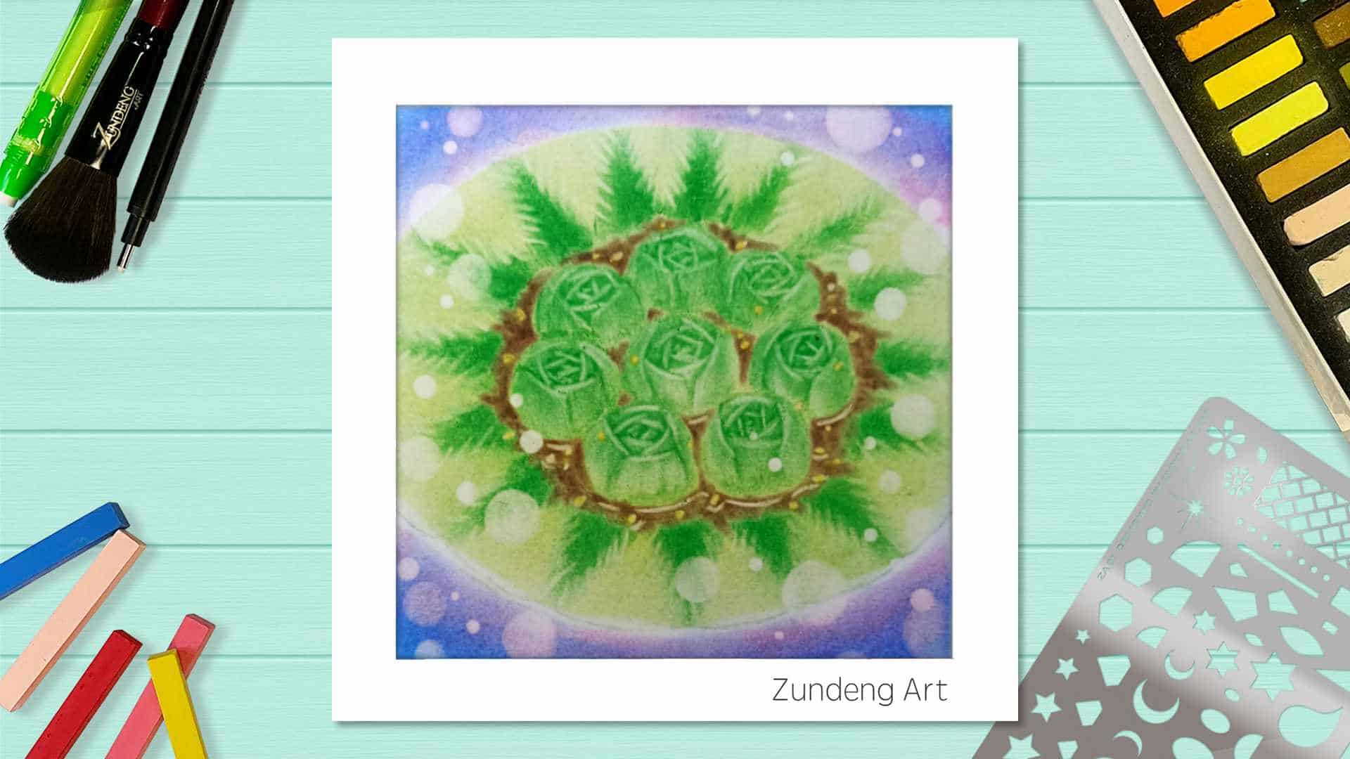 117 Rich & Honored being in Full Flower – Pastel Nagomi Art