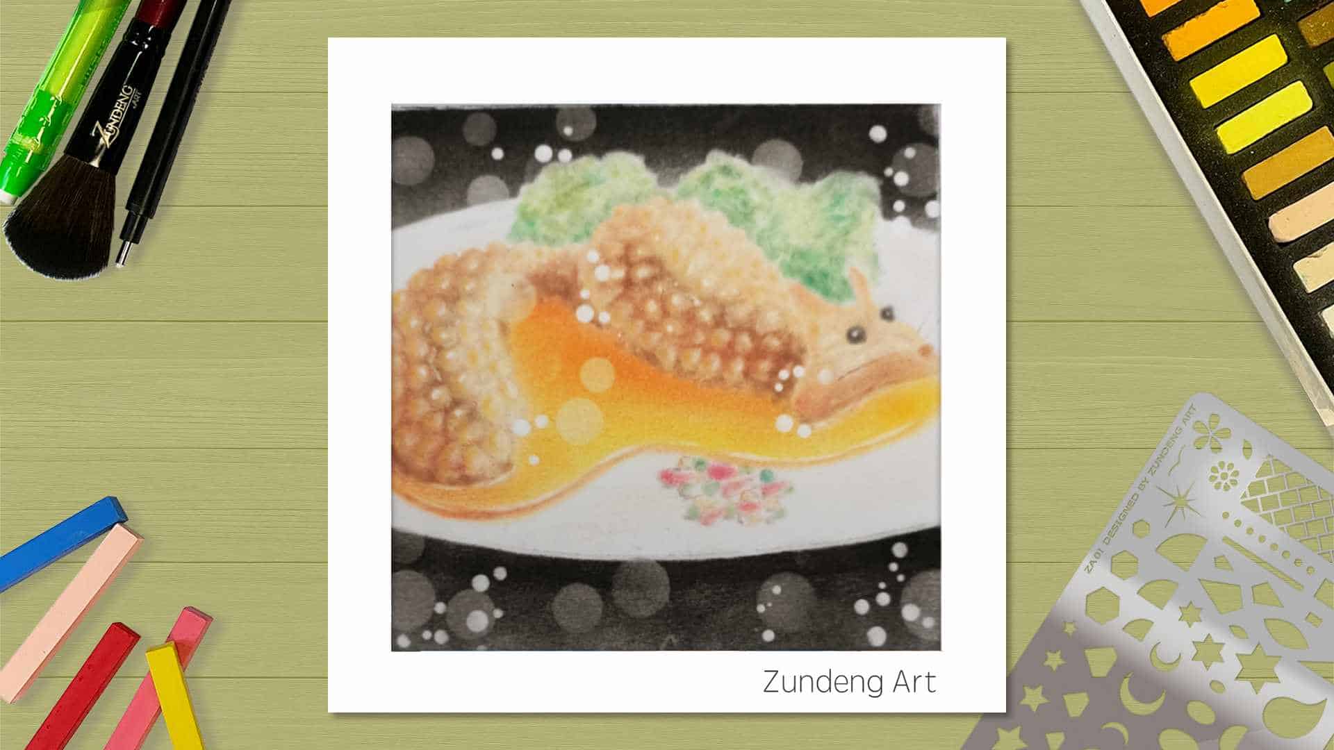 120 Squirrel Fish – Pastel Nagomi Art