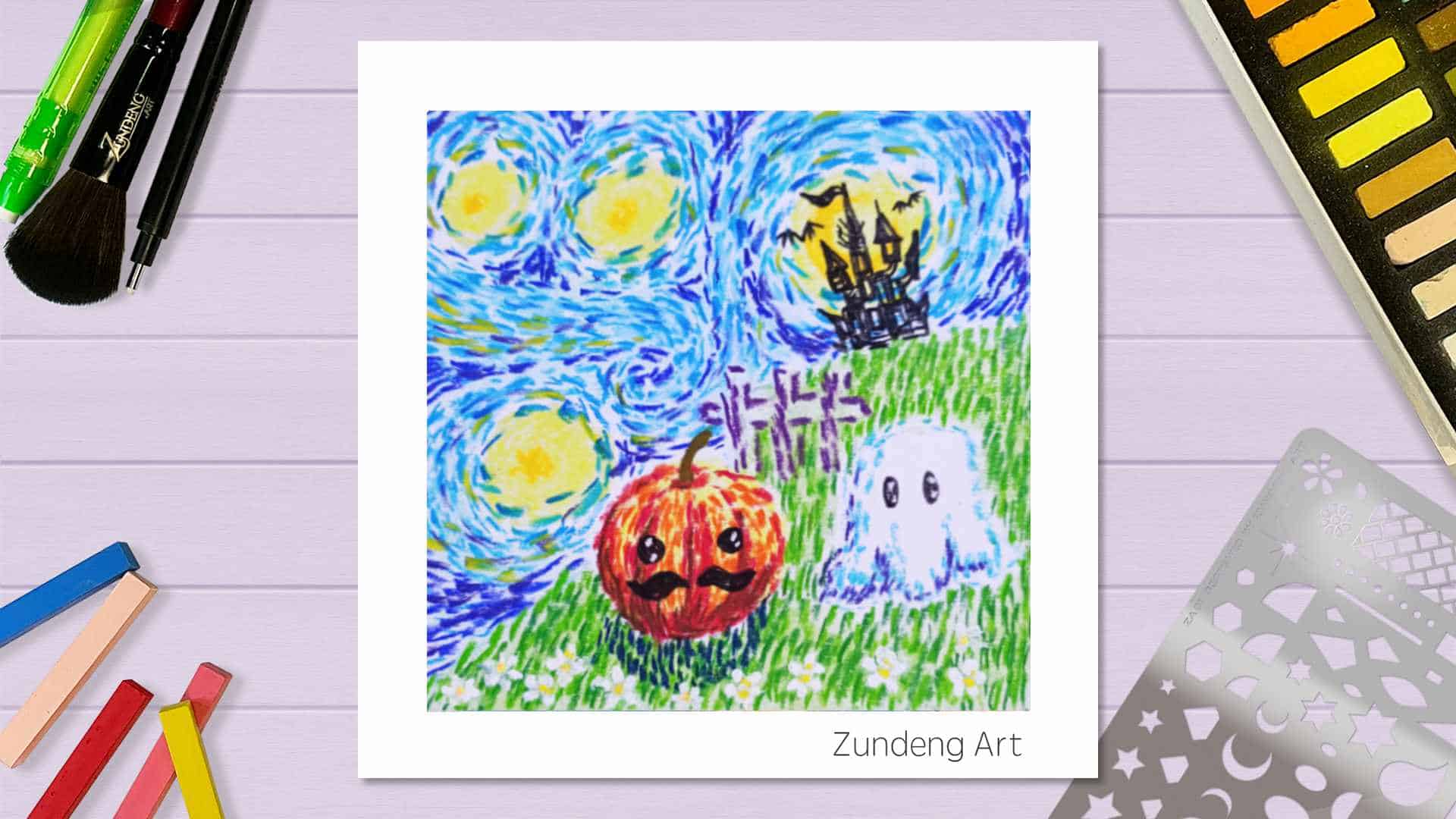 14 Starry Halloween – Pastel Nagomi Art