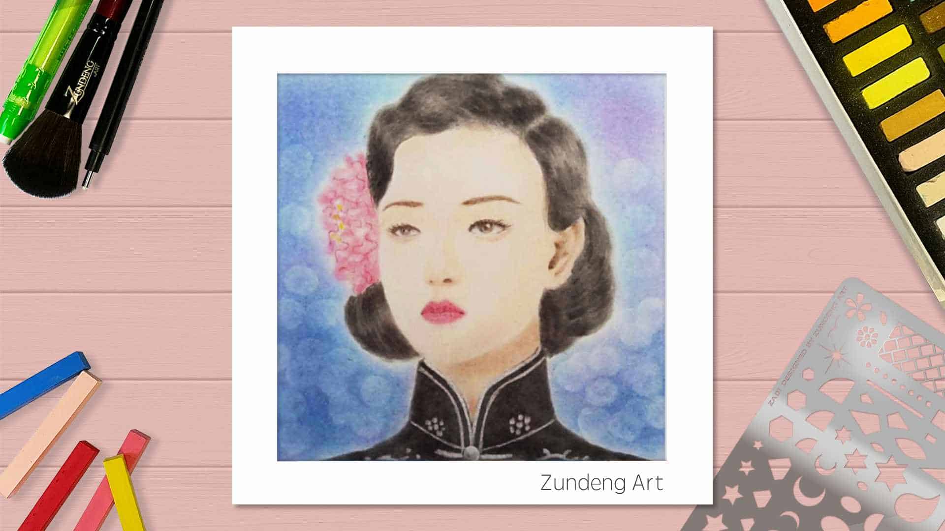 142 The Old Shanghai – Pastel Nagomi Art