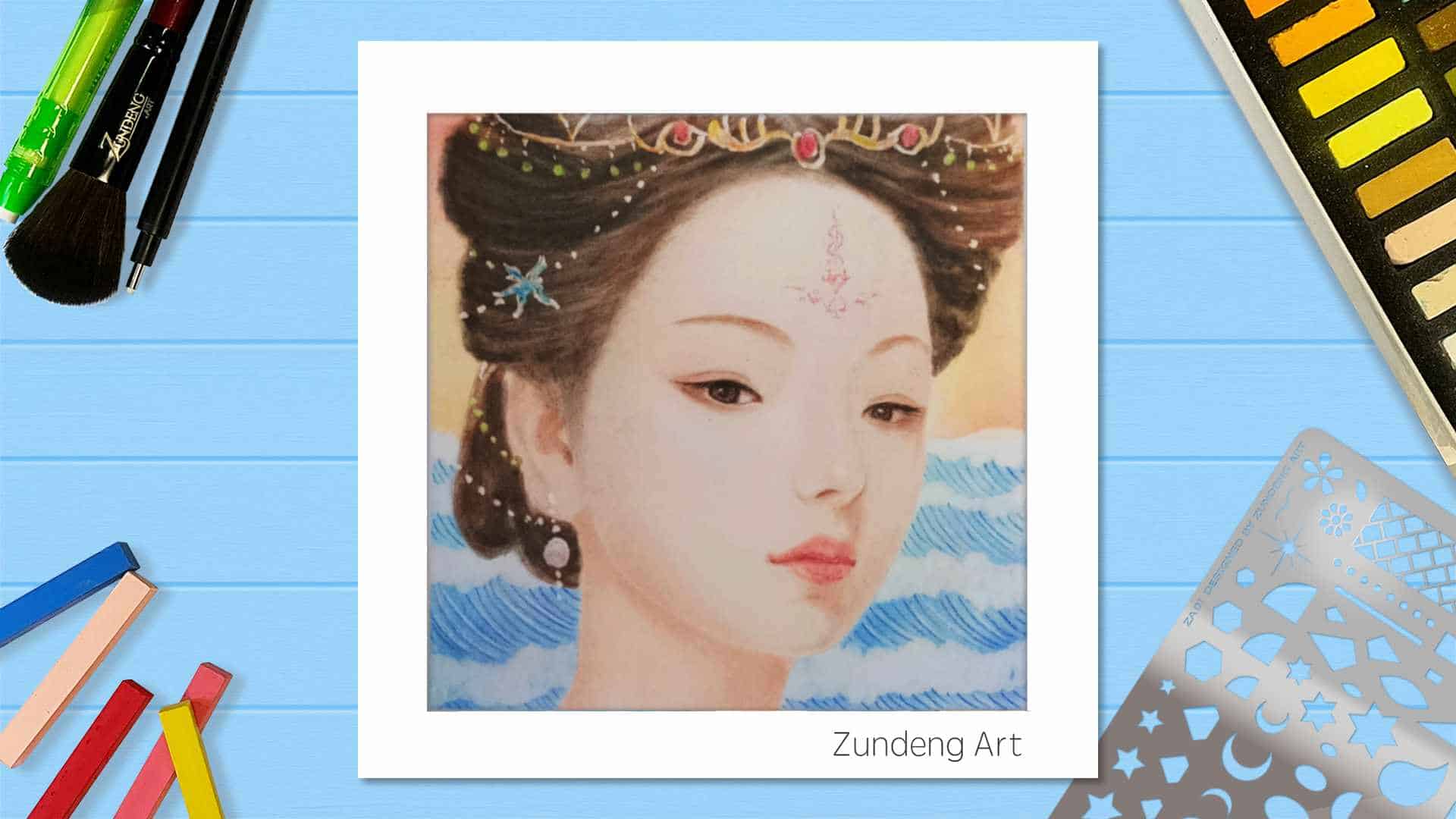 146 The Princess of the Ocean – Pastel Nagomi Art