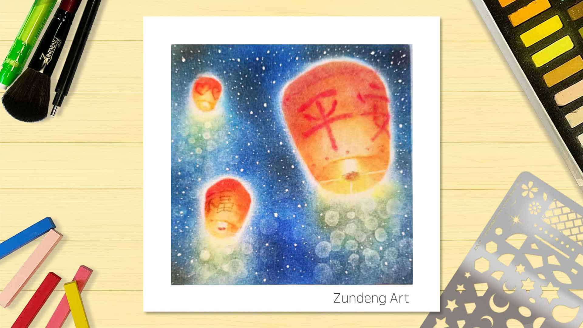 18 The Magical Sky Lantern – Pastel Nagomi Art