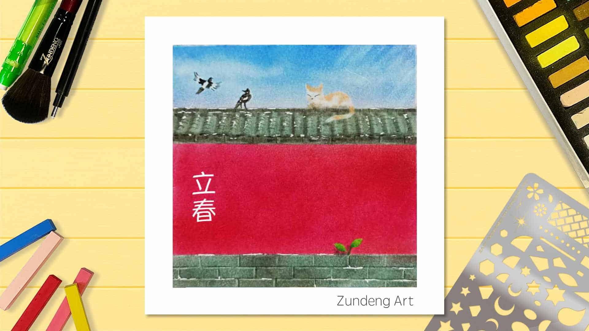20 The Beginning of Spring – Pastel Nagomi Art