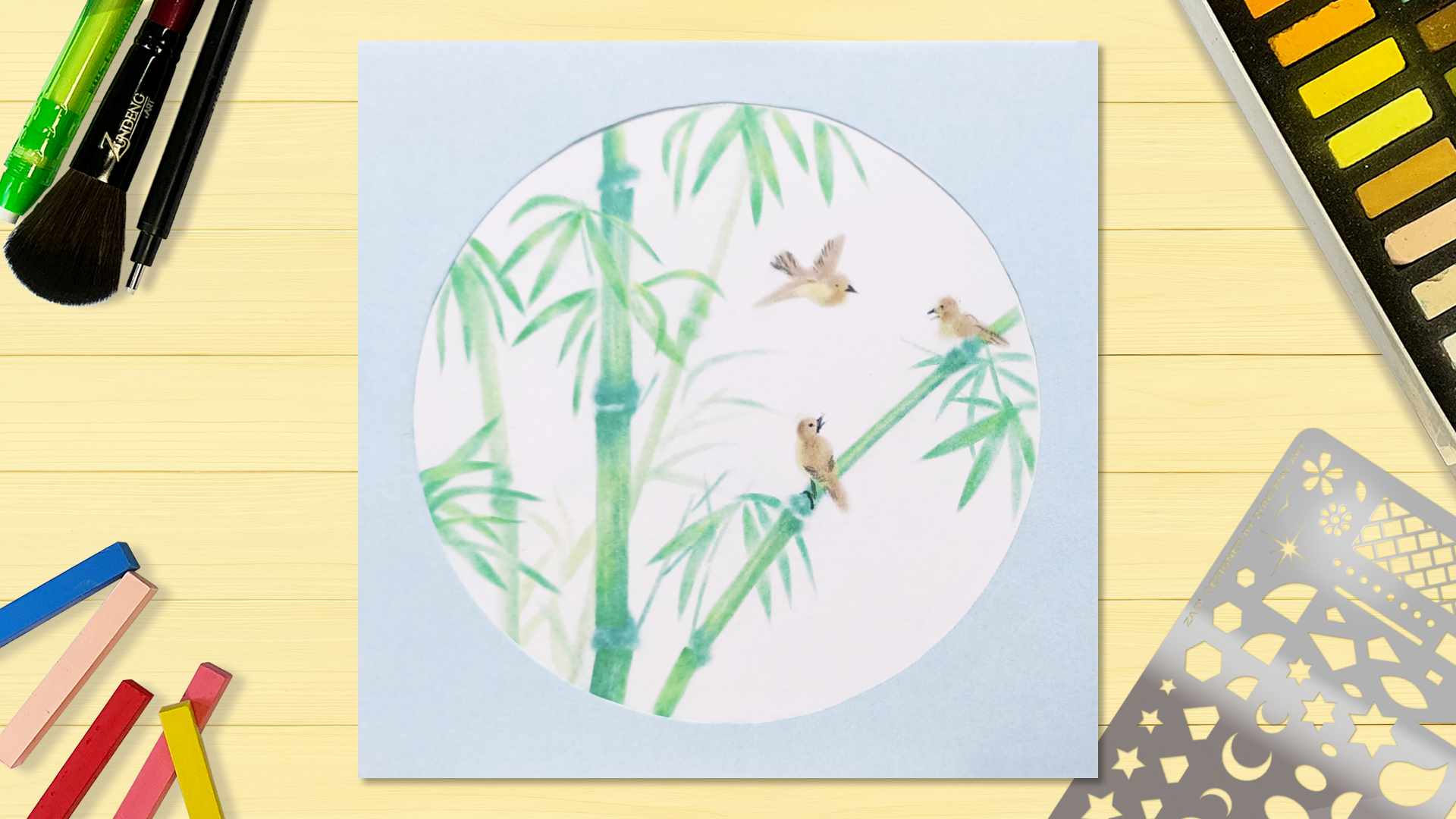 27 The Bamboo – Pastel Nagomi Art