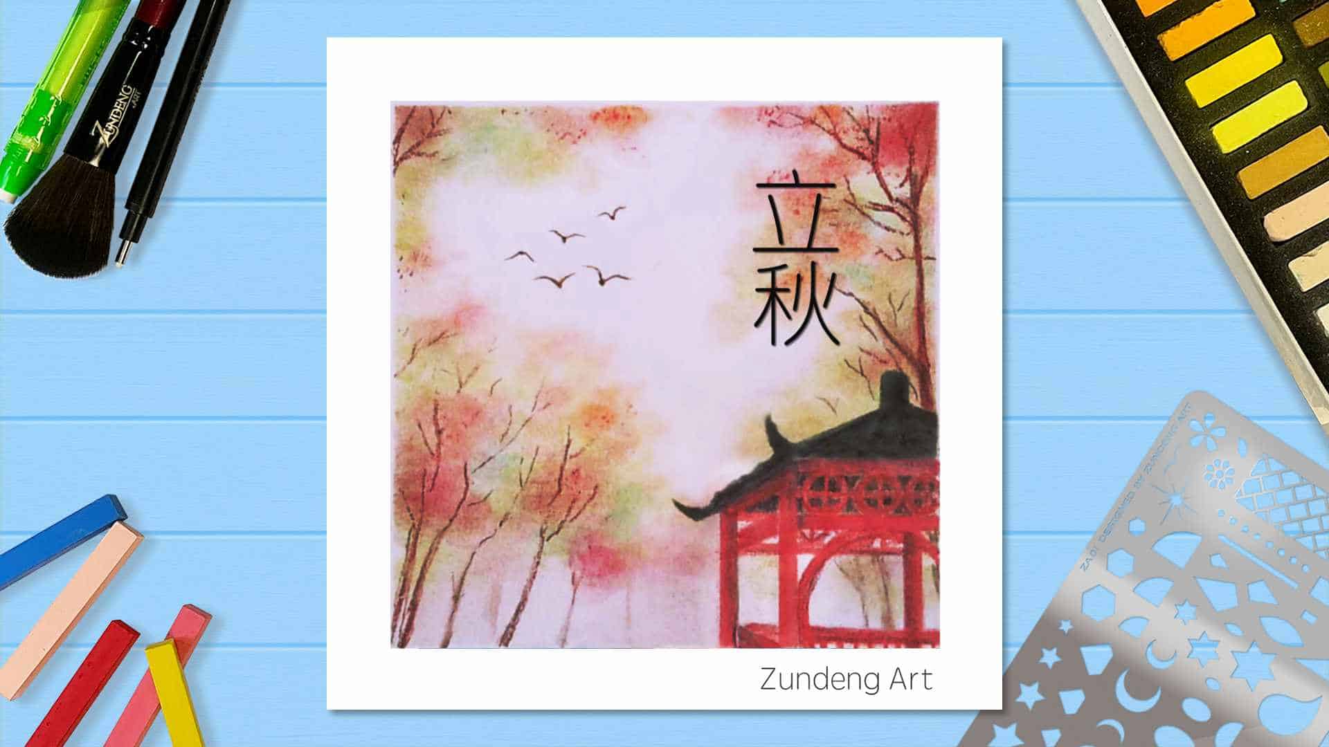 44 The Beginning of Autumn – Pastel Nagomi Art