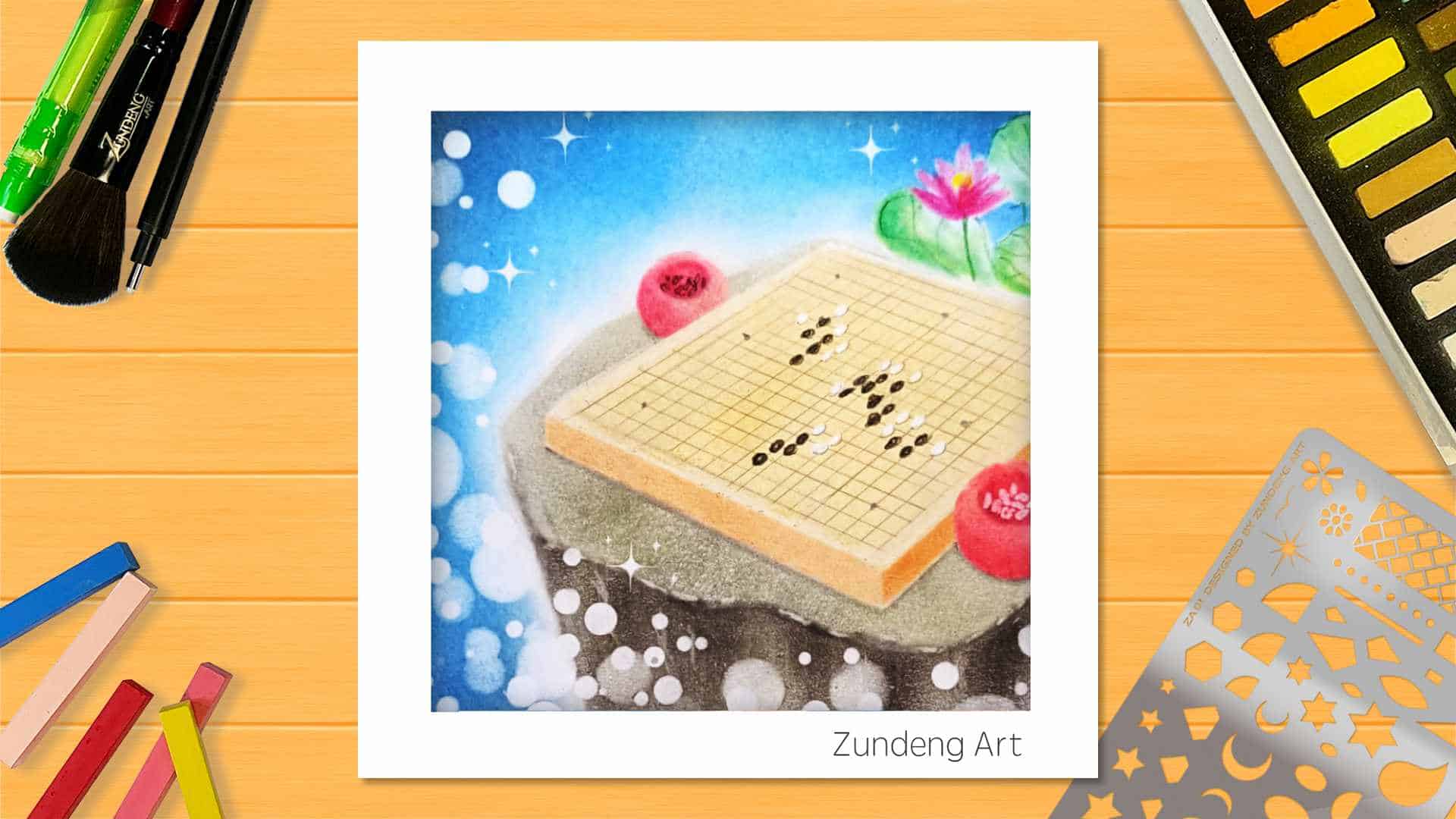 72 Go (Chinese Chess) – Pastel Nagomi Art