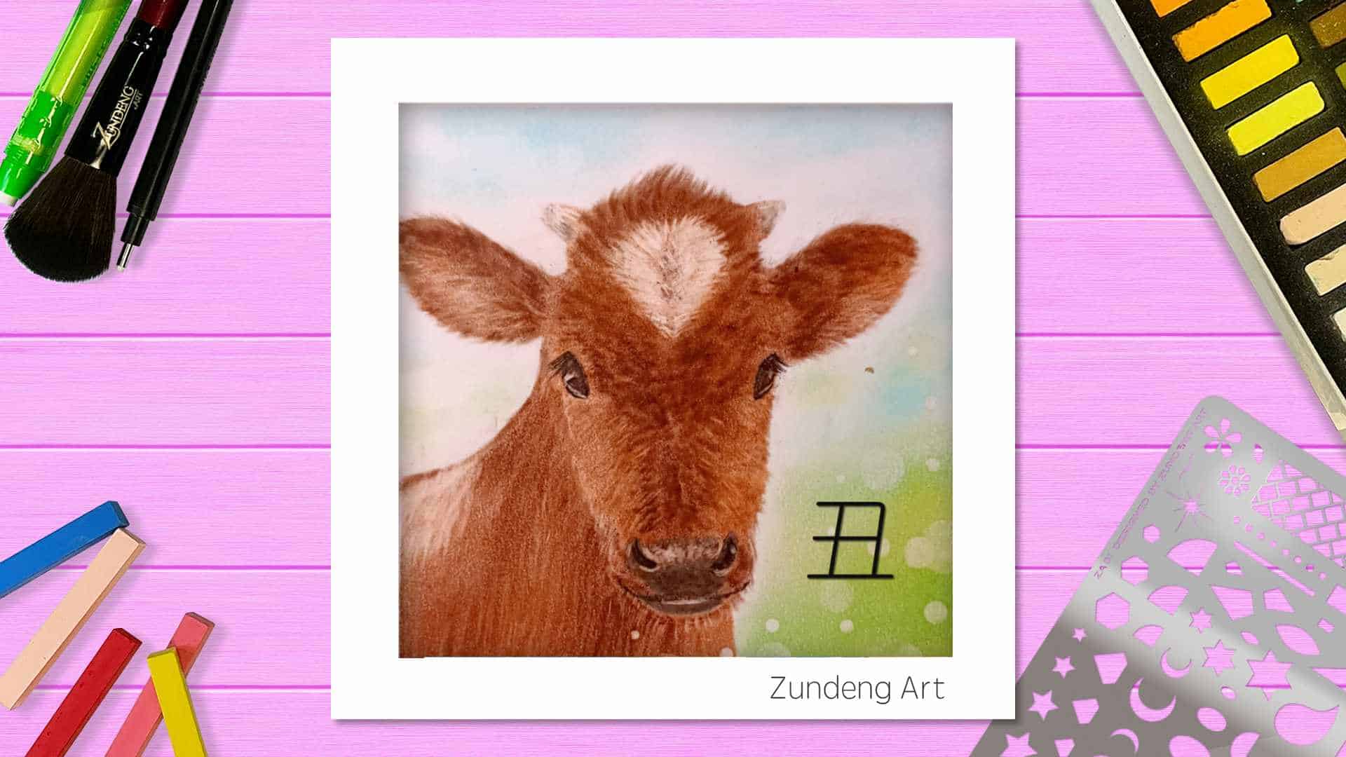 73 The Chou (Ox) – Pastel Nagomi Art
