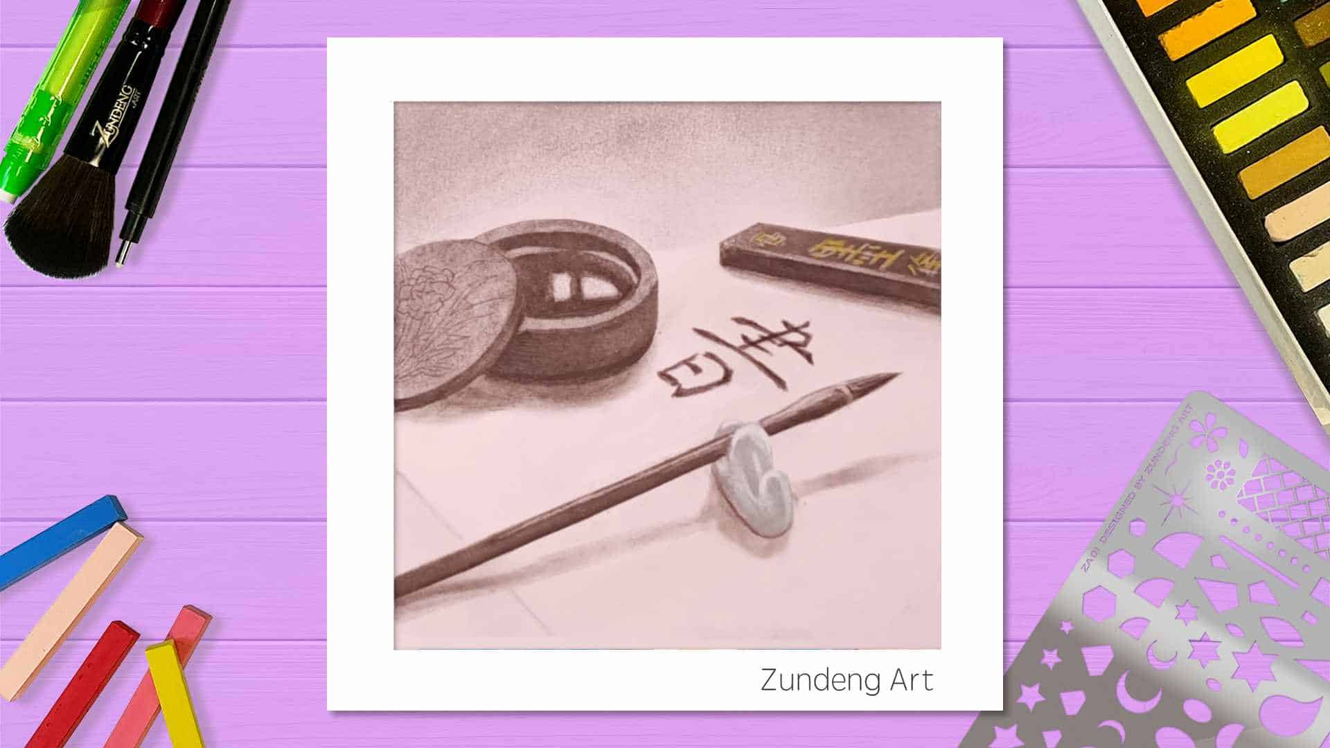 76 Chinese Calligraphy – Pastel Nagomi Art