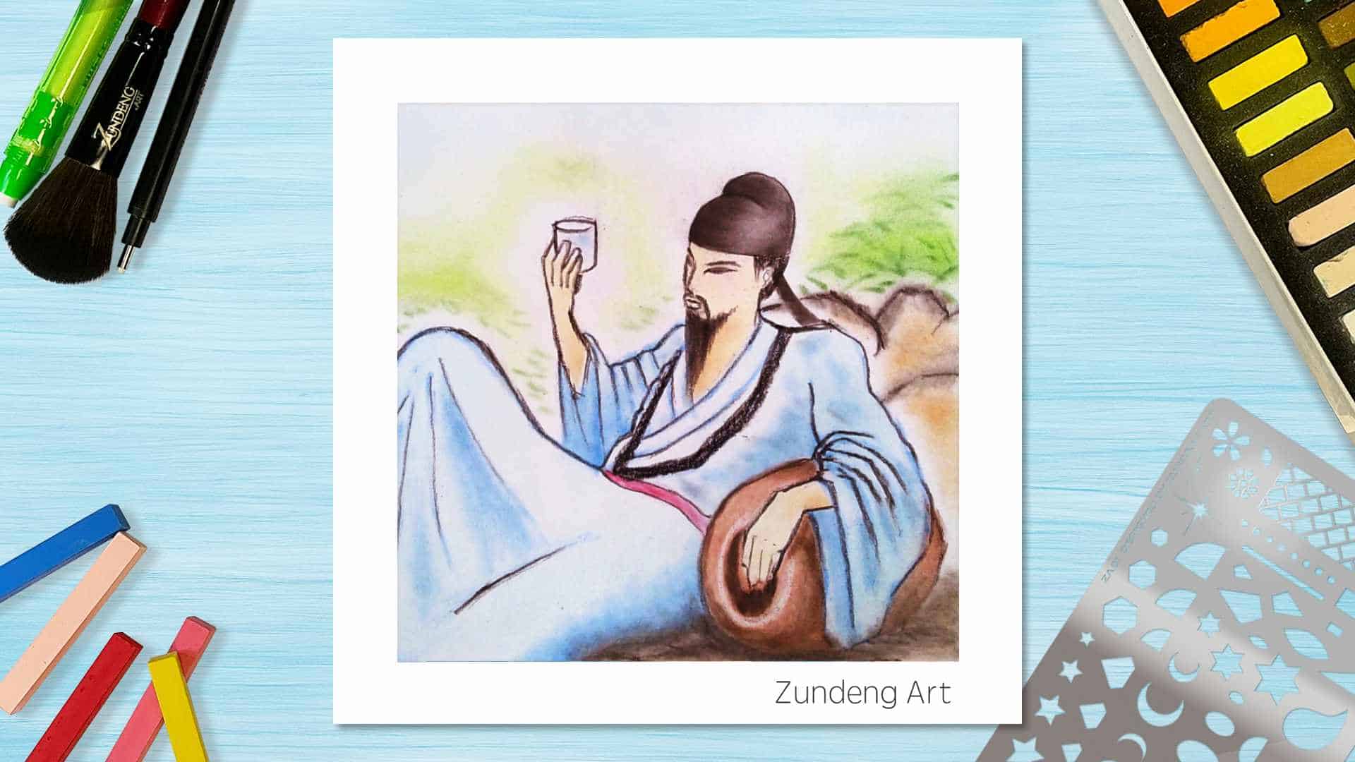 82 Li Bai – Pastel Nagomi Art