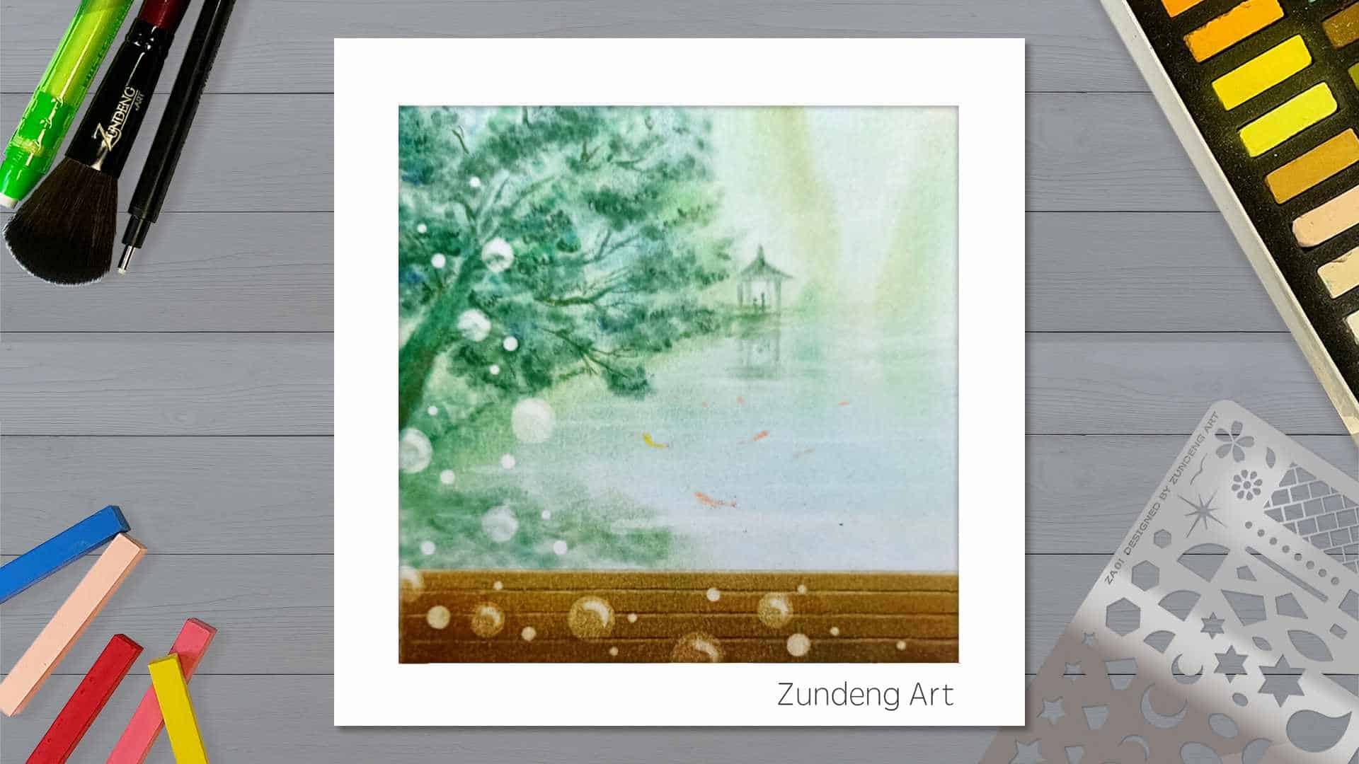91 The Summer Pavilion – Pastel Nagomi Art
