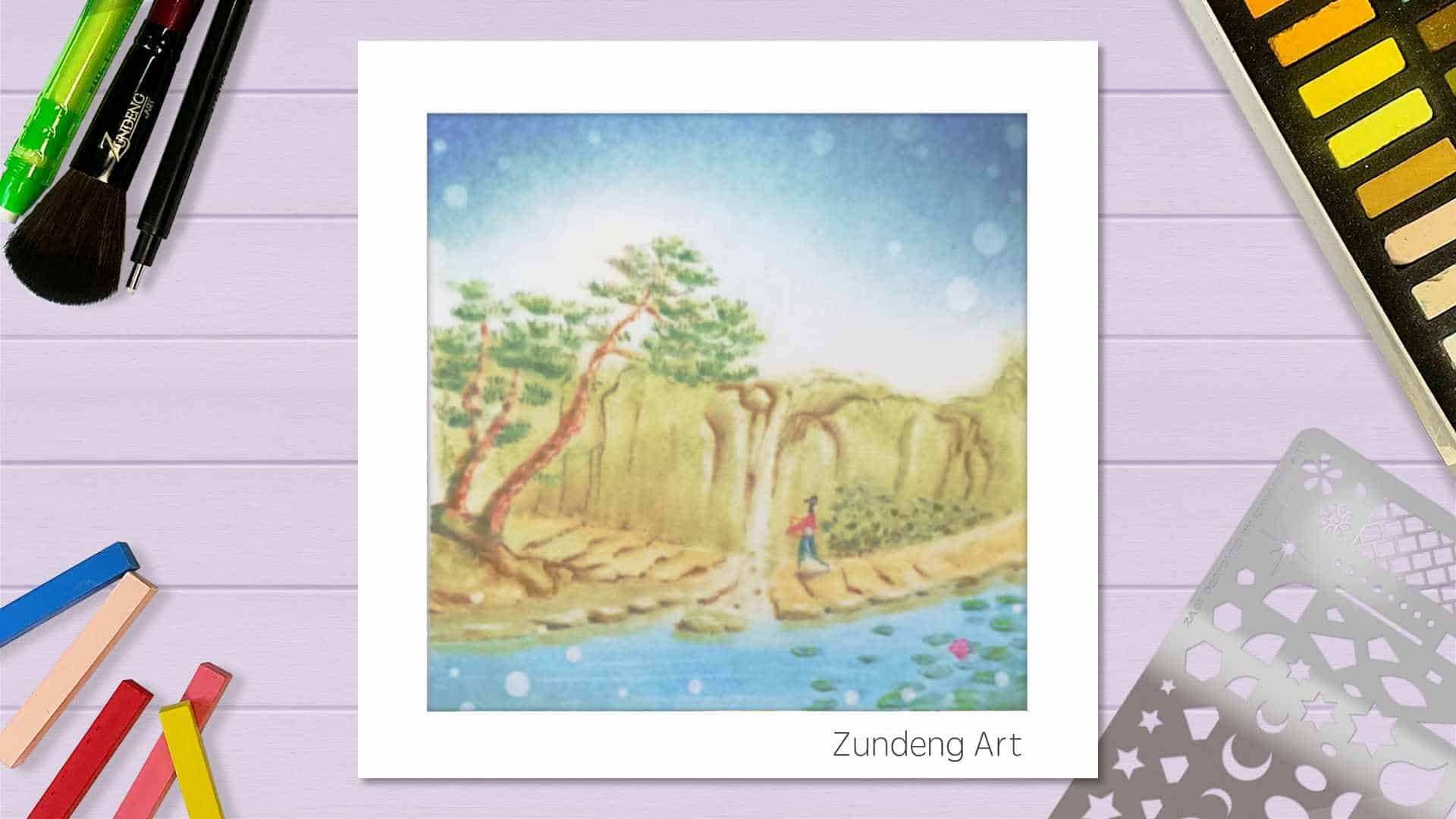 95 Autumn Evening – Pastel Nagomi Art