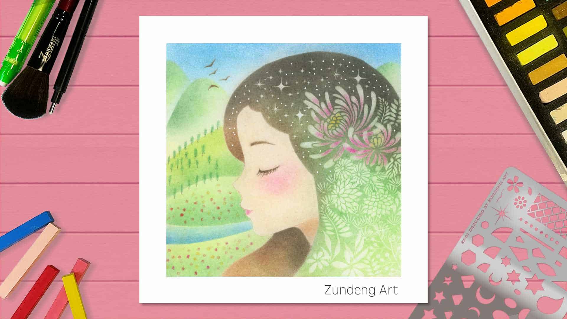 147 The Spring – Pastel Nagomi Art