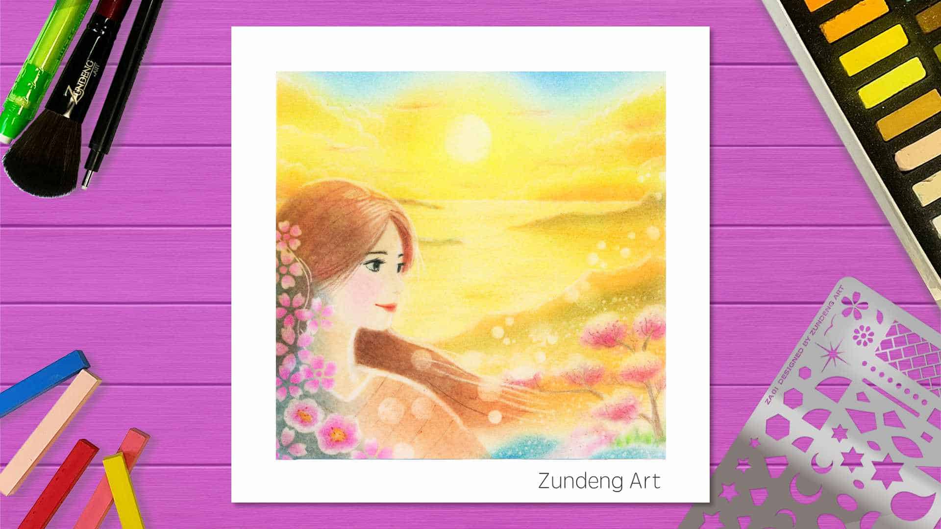 151 The East – Pastel Nagomi Art